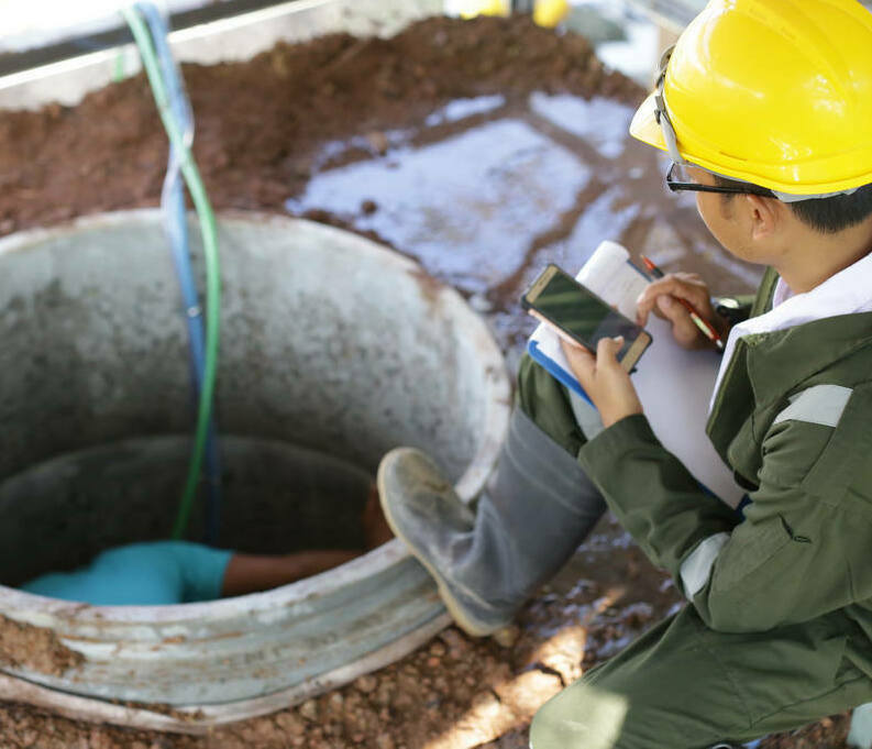 Копка колодца в Московской области