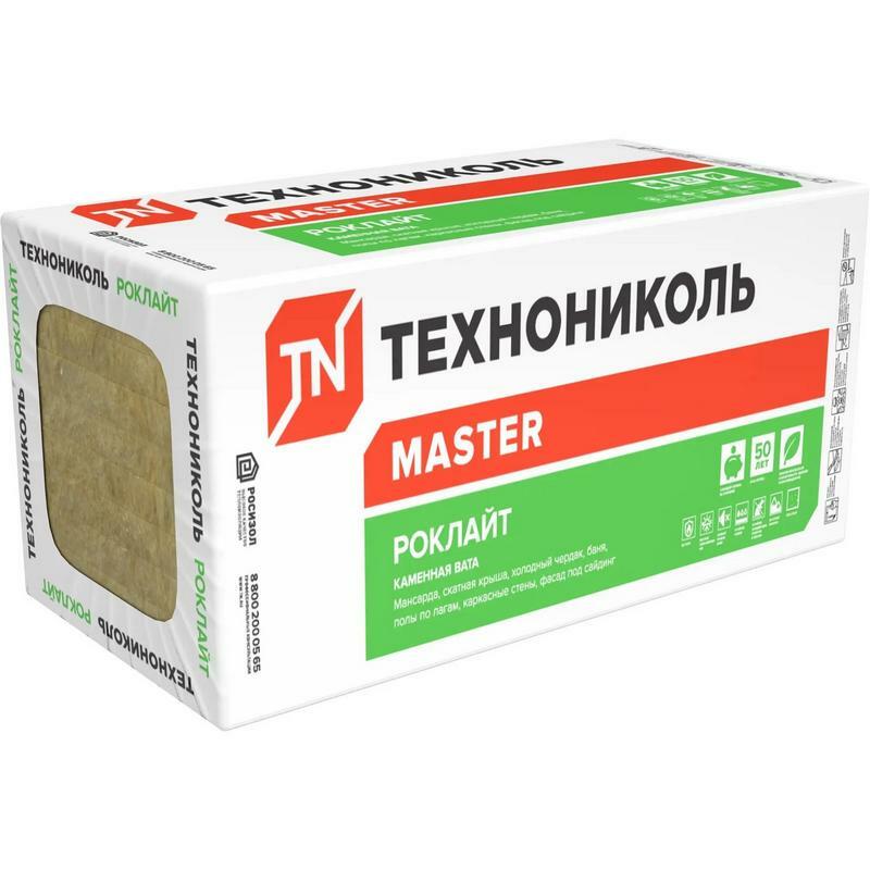 Каменная вата РОКЛАЙТ 50 мм 5.76 м²