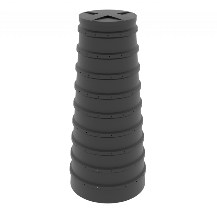 Конусный дренажный колодец 2м